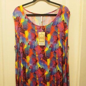 Blue Sky Velma Dress - Starburst Print - NEW